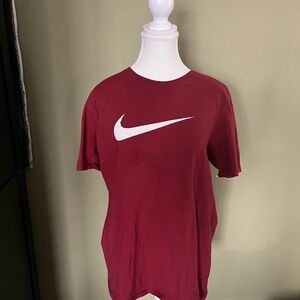 Nike Maroon Short Sleeve Tee
